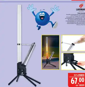 Marktkauf Landmann pellet-feuersäule Angebot