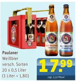 Getränke Arena Paulaner weißbier Angebot
