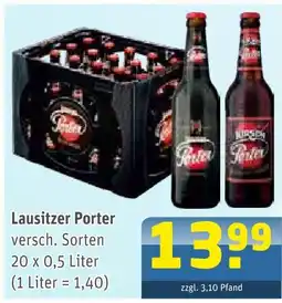 Getränke Arena Lausitzer porter Angebot