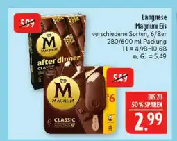 Marktkauf Langnese magnum eis after dinner Angebot