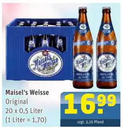 Getränke Arena Maisel's weisse original Angebot