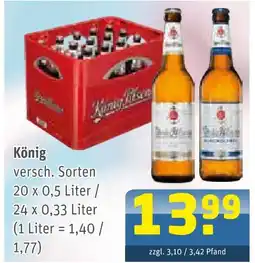 Getränke Arena König Angebot