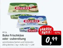 KONSUM Arla buko frischkäse Angebot