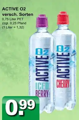 Getränkeparadies Gefromm Active o2 iced berry Angebot