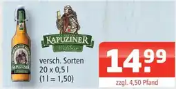 Getränke Oase Kapuziner weißbier Angebot