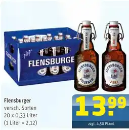 Getränke Arena Flensburger Angebot
