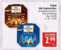 Marktkauf Trumpf edle tropfen in nuss klassische brände Angebot