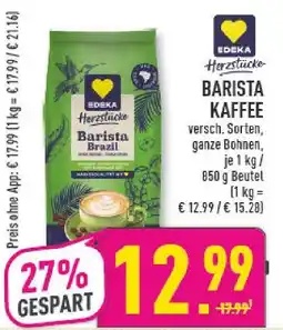 Marktkauf Edeka herzstück barista kaffee Angebot