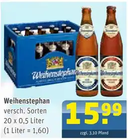 Getränke Arena Weihenstephan bier Angebot