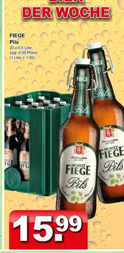 Getränkeparadies Gefromm Fiege pils Angebot