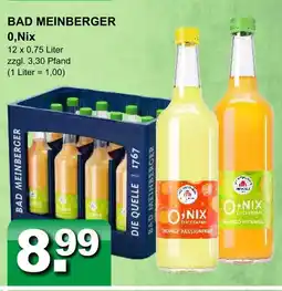 Getränkeparadies Gefromm Bad meinberger 0,nix orange passionfruit Angebot