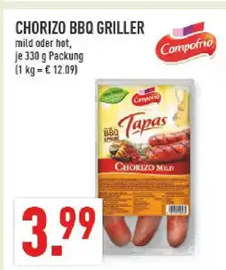 Marktkauf Campofrio chorizo bbq griller Angebot