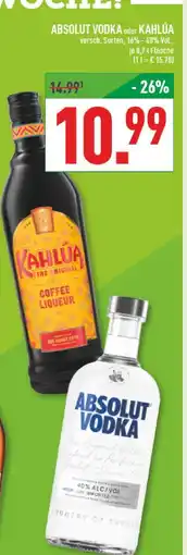 Marktkauf Absolut absolut vodka Angebot