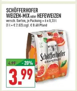 Marktkauf Schöfferhofer weizen-mix Angebot