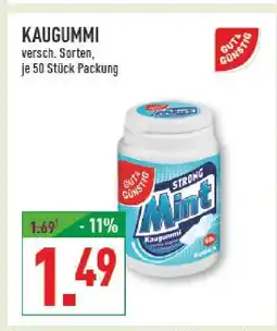Marktkauf Gut & günstig strong mint kaugummi Angebot