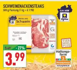 Marktkauf Schweinenackensteaks Angebot