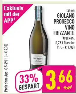 Marktkauf Giolano prosecco vino frizzante Angebot