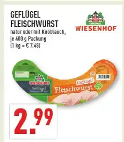 Marktkauf Wiesenhof geflügel fleischwurst Angebot