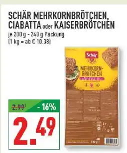 Marktkauf Schär mehrkornbrötchen Angebot