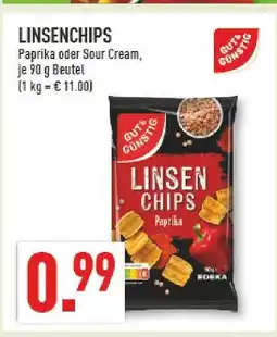 Marktkauf Gut & günstig linsenchips paprika Angebot