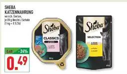 Marktkauf Sheba classics mit lachs in sauce Angebot