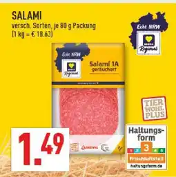 Marktkauf Echt nrw salami 1a geräuchert Angebot