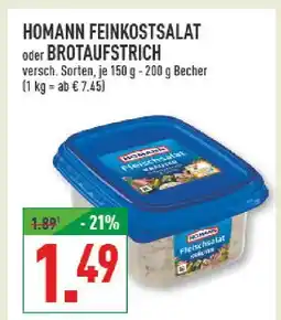 Marktkauf Homann feinkostsalat Angebot