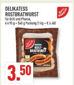 Marktkauf Gut & günstig delikatess rostbratwurst Angebot