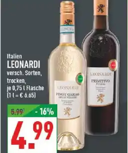 Marktkauf Leonardi pinot grigio Angebot