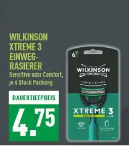 Marktkauf Wilkinson xtreme 3 einwegrasierer sensitive Angebot