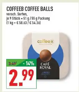 Marktkauf Coffeeb coffee balls Angebot