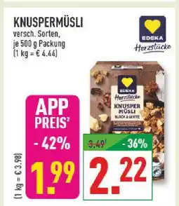 Marktkauf Edeka knuspermüsli Angebot