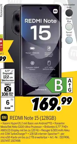 MEDIMAX Mi redmi note 15 (128gb) Angebot