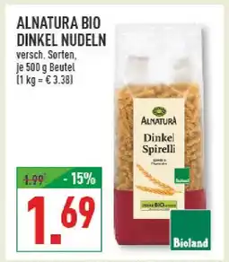 Marktkauf Alnatura bio dinkel nudeln Angebot