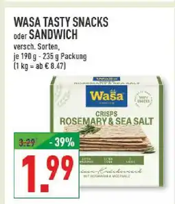 Marktkauf Wasa tasty snacks Angebot