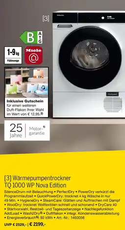 MEDIMAX Miele tq 1000 wp nova edition wärmepumpentrockner Angebot