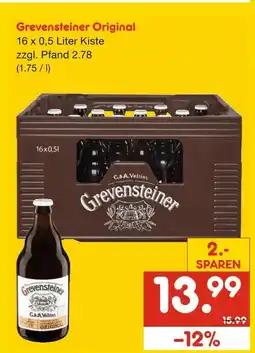 Netto Marken-Discount Grevensteiner original bier Angebot