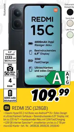 MEDIMAX Xiaomi redmi 15c (128gb) Angebot