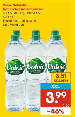 Netto Marken-Discount Volvic naturelle natürliches mineralwasser Angebot