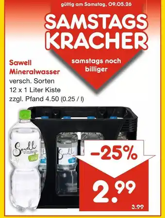 Netto Marken-Discount Sawell mineralwasser Angebot