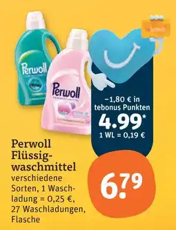 tegut Perwoll flüssigwaschmittel Angebot