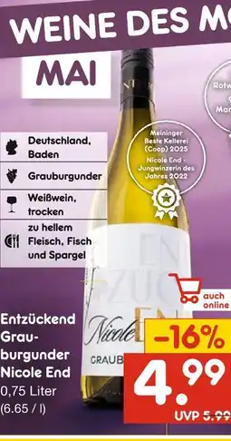 Netto Marken-Discount Nicole end entzückend grauburgunder Angebot