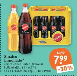 tegut Sinalco limonade Angebot