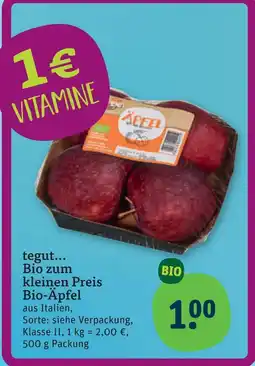 tegut Tegut... bio-äpfel Angebot