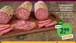 tegut Italienischer bio-salami-aufschnitt Angebot
