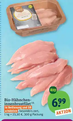 tegut Bio-hähncheninnenbrustfilet Angebot