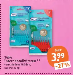 tegut Tepe interdentalbürsten Angebot