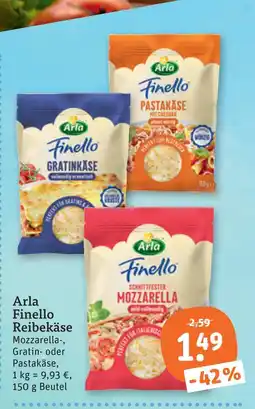 tegut Arla finello reibekäse Angebot