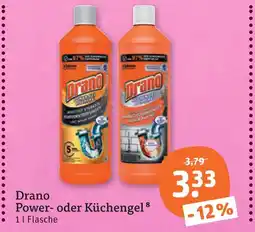 tegut Drano power- oder küchengel Angebot