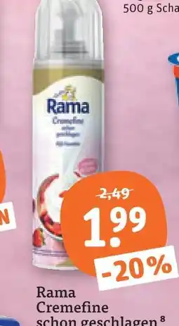 tegut Rama cremfine Angebot